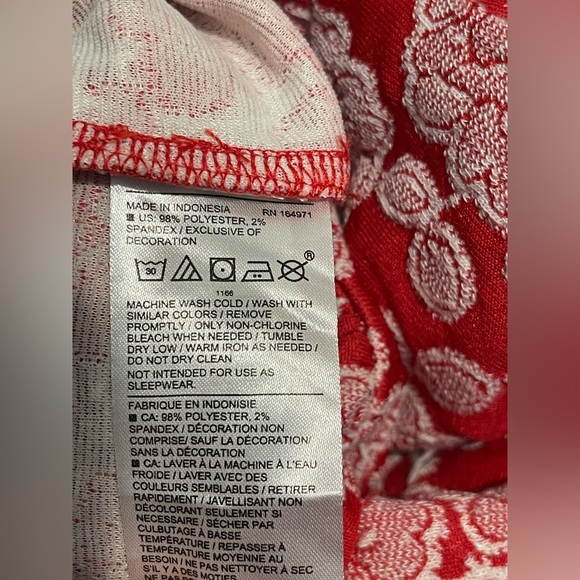 Janie and Jack Red Floral Lace Dress - Picture 5 of 5